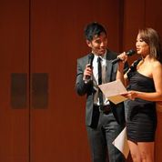 Emcees Leonardo Nam & Suzie Suh